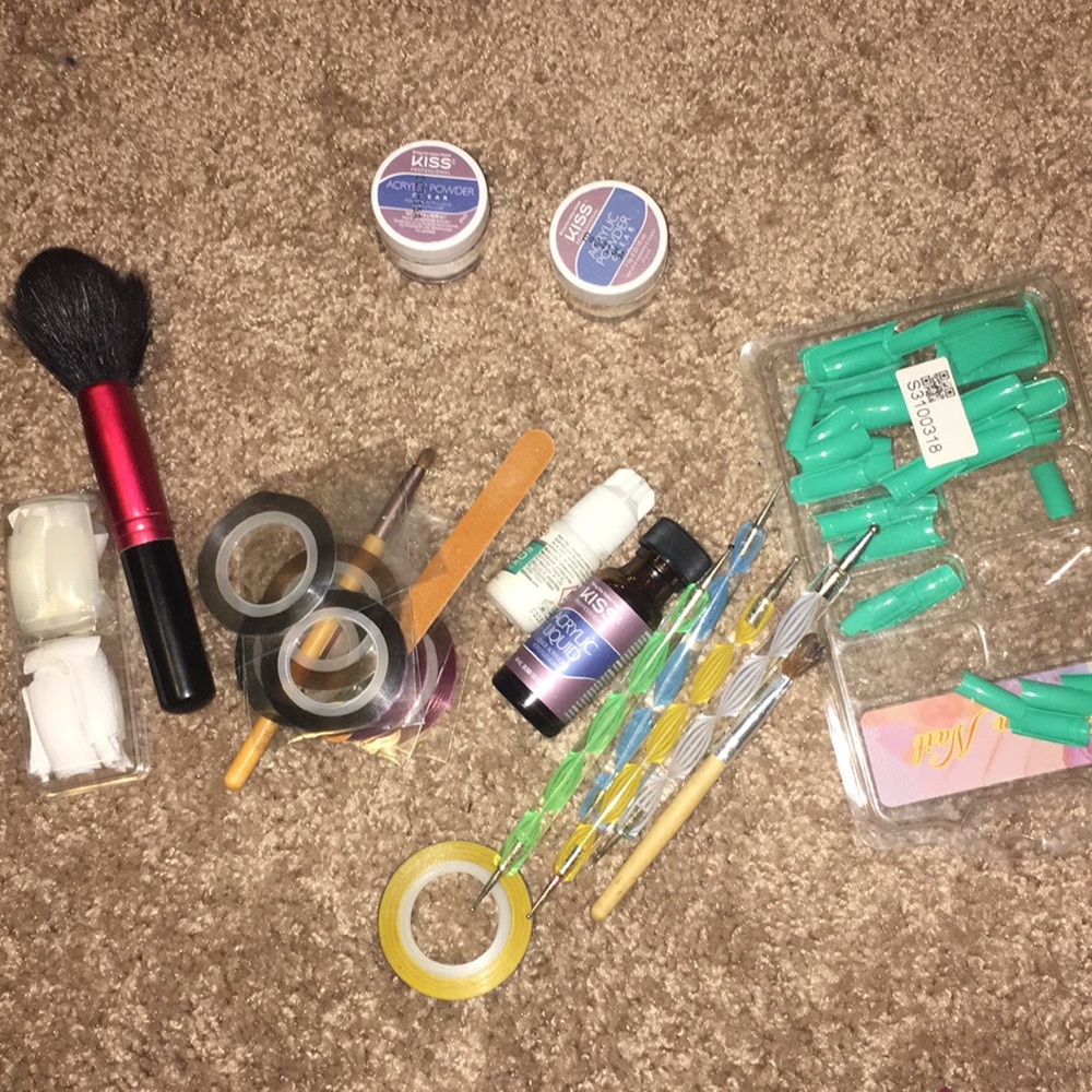 Nail art set, acrylic nails set,